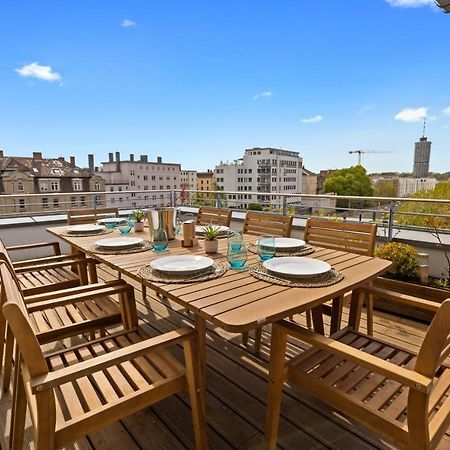 Arbio I Premium Penthouse Apartment Augsburg Exterior foto