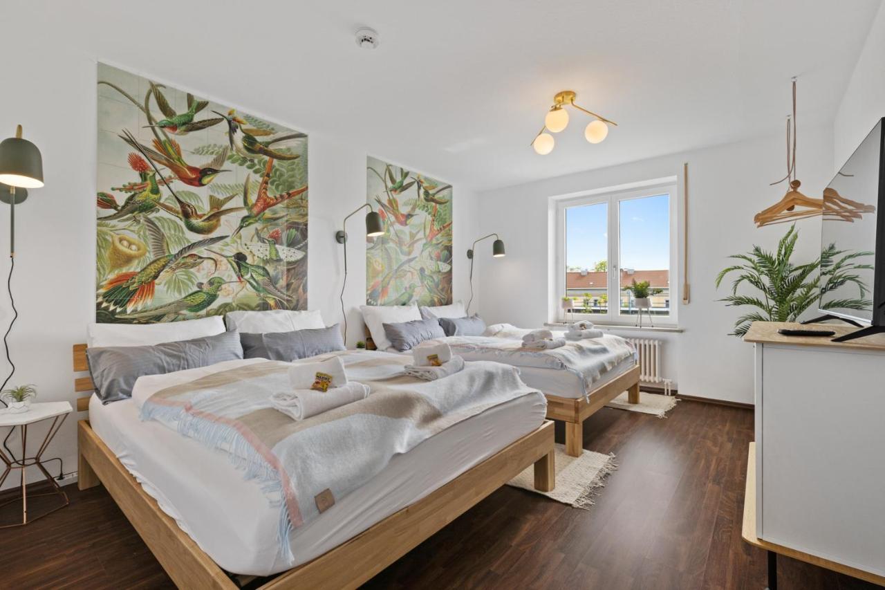 Arbio I Premium Penthouse Apartment Augsburg Exterior foto