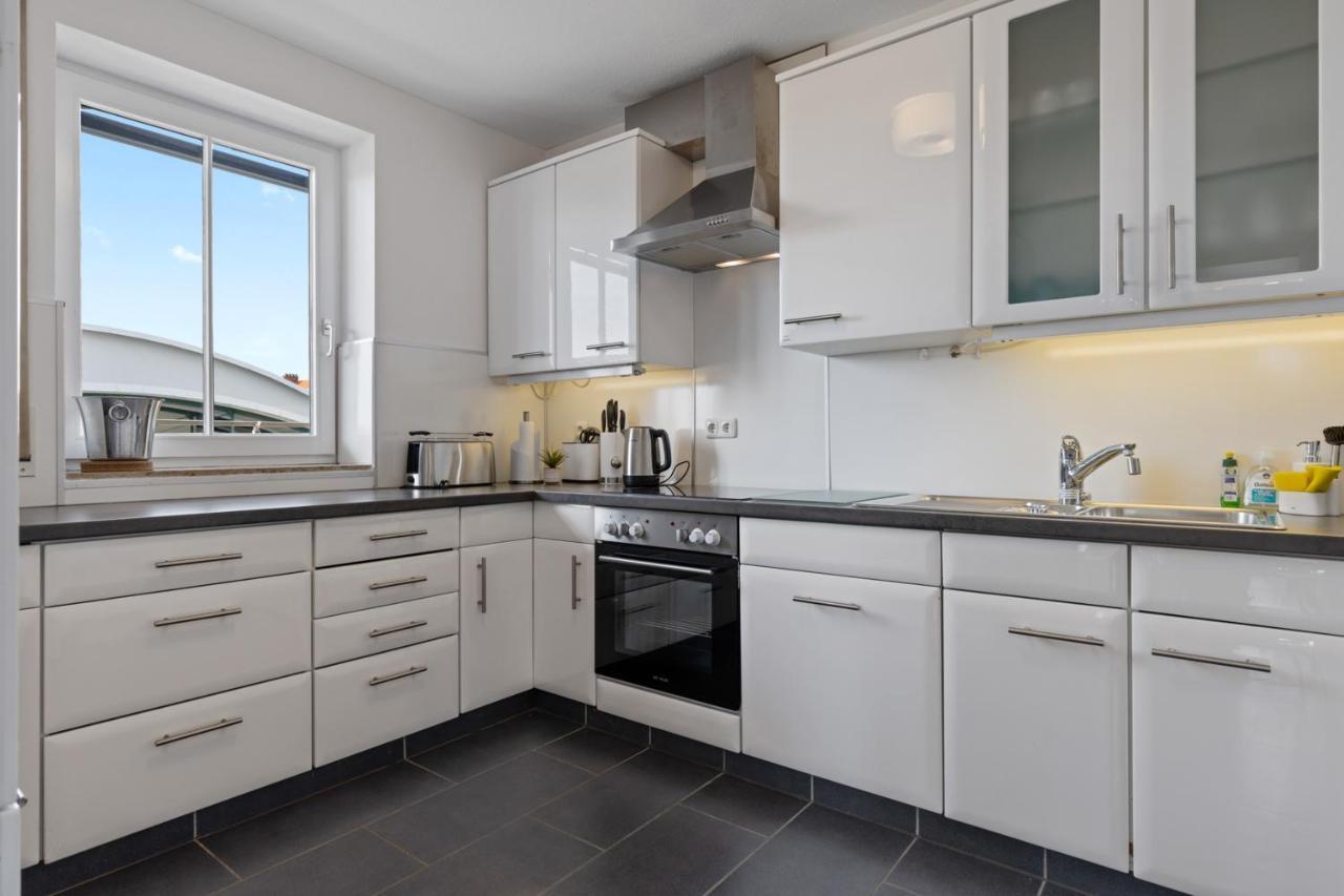 Arbio I Premium Penthouse Apartment Augsburg Exterior foto