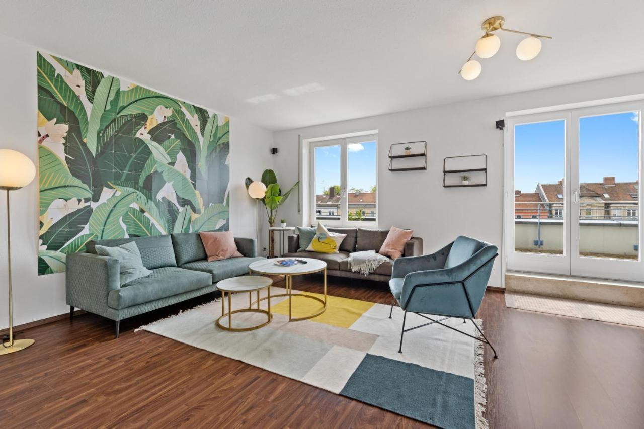 Arbio I Premium Penthouse Apartment Augsburg Exterior foto